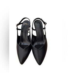 Jones New York Classic Black Slingback Heels